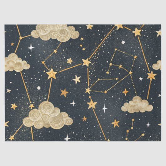Celestial Constellation Star Pattern (2) 薄葉紙 (正面)