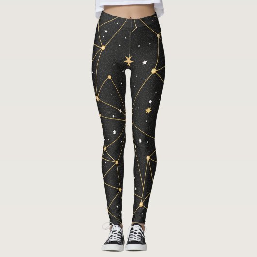 Celestial Constellation Star Pattern (3) レギンス (正面)