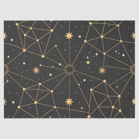 Celestial Constellation Star Pattern (3) 薄葉紙 (正面)