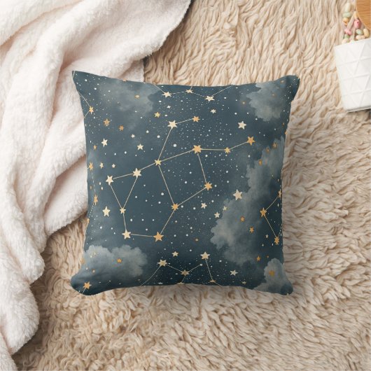 Celestial Constellation Star Pattern (4) クッション (ブランケット)