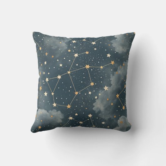 Celestial Constellation Star Pattern (4) クッション (裏面)