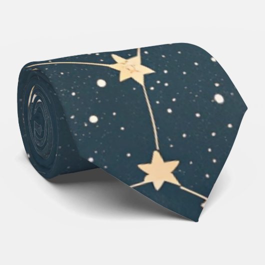 Celestial Constellation Star Pattern (4) ネクタイ (ロール)