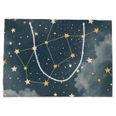 Celestial Constellation Star Pattern (4) ラージペーパーバッグ (裏面)