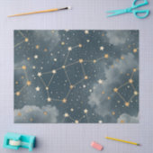 Celestial Constellation Star Pattern (4) 薄葉紙 (クラフト)