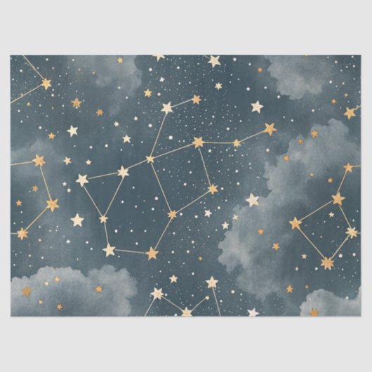 Celestial Constellation Star Pattern (4) 薄葉紙 (正面)