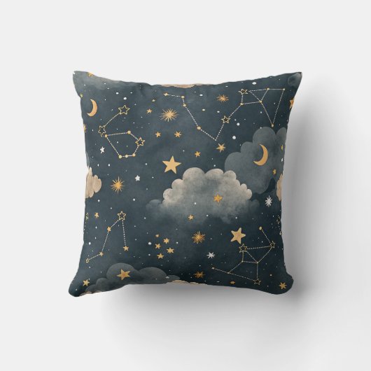 Celestial Constellation Star Pattern (5) クッション (裏面)