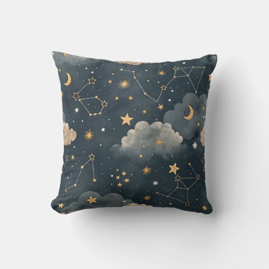 Celestial Constellation Star Pattern (5) クッション (正面)