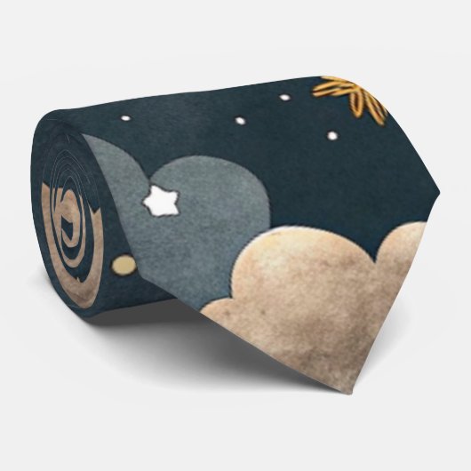 Celestial Constellation Star Pattern (5) ネクタイ (ロール)