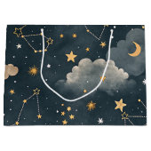 Celestial Constellation Star Pattern (5) ラージペーパーバッグ (正面)