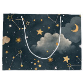 Celestial Constellation Star Pattern (5) ラージペーパーバッグ (裏面)