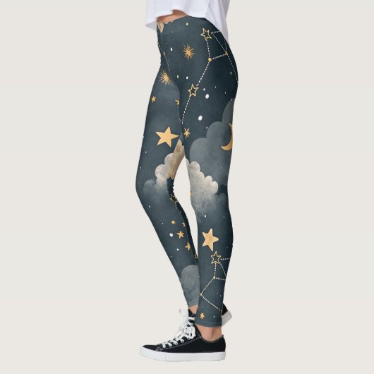 Celestial Constellation Star Pattern (5) レギンス (左)