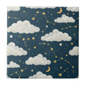Celestial Constellation Star Pattern (8) タイル (正面)