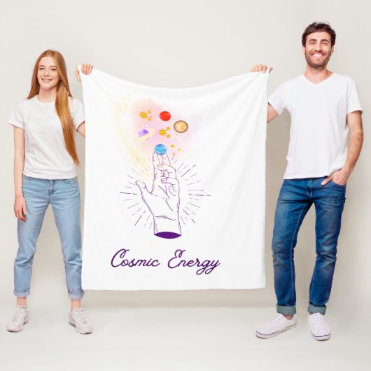 Celestial Cosmic Hand Fleece Blanket - Mystical Mi フリースブランケット (インサイチュ)