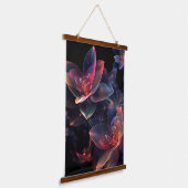 Celestial Cosmic Lotus Bloom 吊り下げ型タペストリー (傾斜あり)