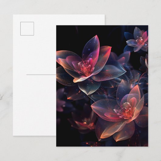 Celestial Cosmic Lotus Bloom 案内ポストカード (正面/裏面)