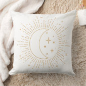 Celestial Crescent Moon Ramadan Pillow  クッション (ブランケット)