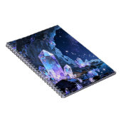 Celestial Crystal Cave Spiral Notebook ノートブック (右側)