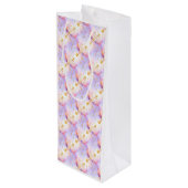 Celestial Cupid – Pastel Arrows & Golden Stars ワインギフトバッグ (裏面アングル)