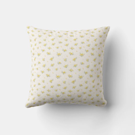 Celestial Daffodil Nursery Pillow クッション (裏面)
