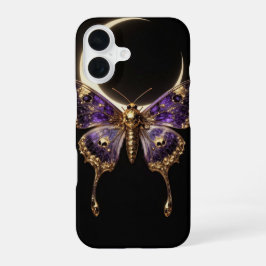 Celestial Death Moth Crescent Moon Phone Case iPhone 16ケース