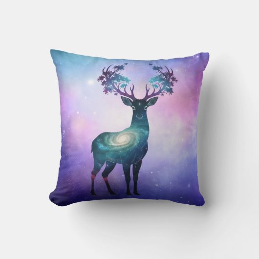 Celestial Deer Silhouette クッション (正面)