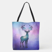 Celestial Deer Silhouette Tote トートバッグ (裏面)