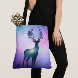 Celestial Deer Silhouette Tote トートバッグ