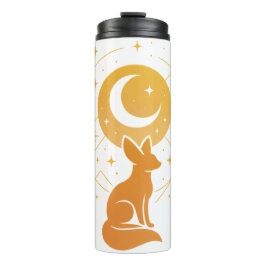 Celestial Desert Fox – Moon and Stars Cosmic  タンブラー