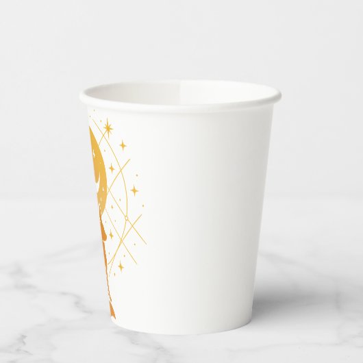 Celestial Desert Fox – Moon and Stars Cosmic  紙コップ (左)