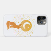 Celestial Desert Fox – Moon and Stars Cosmic Case-Mate iPhoneケース (裏面(横))