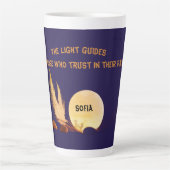 Celestial Devotion 17oz Blue Latte Mug カフェラテマグ (正面)