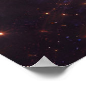 Celestial Devotion – Abstract Cosmic Couple Art ポスター (角)