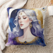 Celestial Divine Feminine Spiritual Coffee Cup クッション (ブランケット)