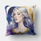 Celestial Divine Feminine Spiritual Coffee Cup クッション (裏面)