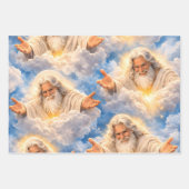 Celestial divine welcome wrapping paper ラッピングペーパーシート (正面3)
