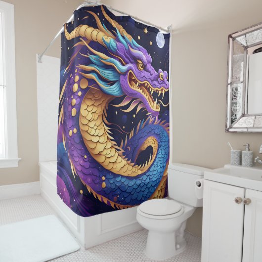 celestial dragon shower curtain シャワーカーテン (インサイチュ)