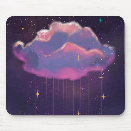 Celestial Dreamy Cloud Art Mouse Pad マウスパッド (正面)