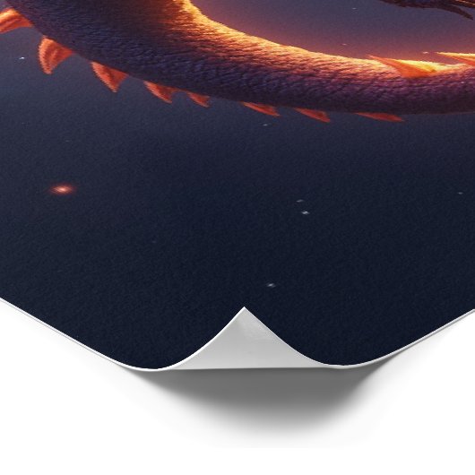 Celestial Ember Dragon ポスター (角)