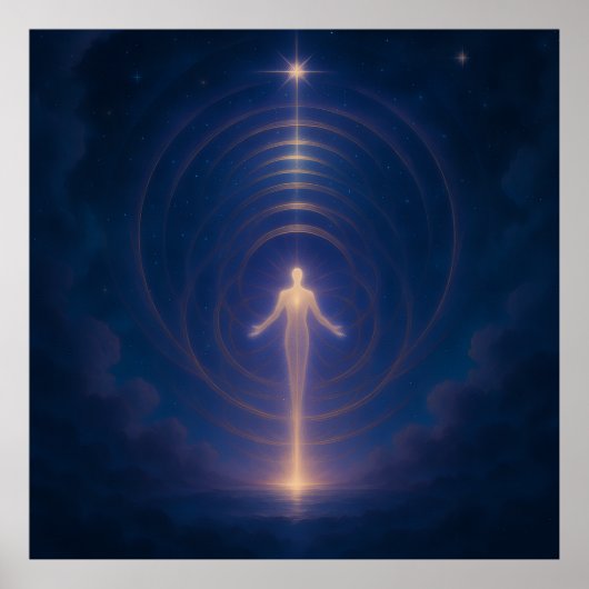 Celestial Energy Awakening Wall Art ポスター (正面)