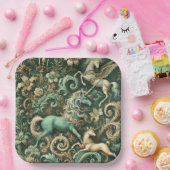 Celestial Equinox – Mythical Unicorn ペーパープレート (パーティー)