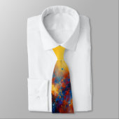 Celestial Eruption Vibrant Cosmic Explosion ネクタイ (タイ)