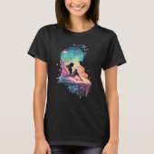 Celestial Fairy Reading Book Fantasy Novel Book Tシャツ (正面)