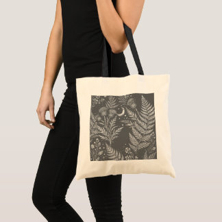 Celestial Fern Moon Botanical Tote Bag トートバッグ
