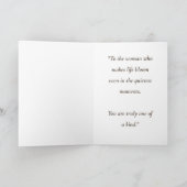 Celestial Floral Crescent Moon Mother's Day Card  カード (内部)