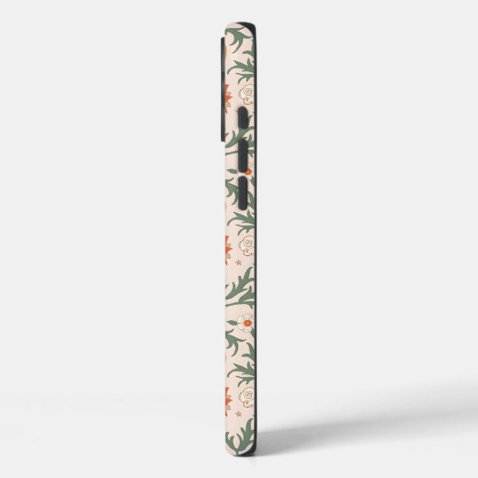 Celestial Floral Sunburst Seamless Pattern Design Case-Mate iPhoneケース (裏面 / 左)