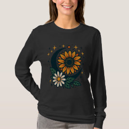 Celestial Flower Long Sleeve T-Shirt Tシャツ