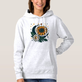 Celestial Flower Women's Hooded Sweatshirt パーカ