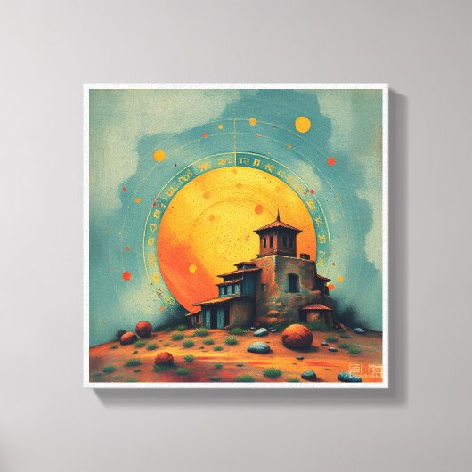 Celestial Fortress キャンバスプリント (正面)