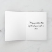 Celestial Galaxy Hare Moon Goddess Fantasy Art カード (内部)