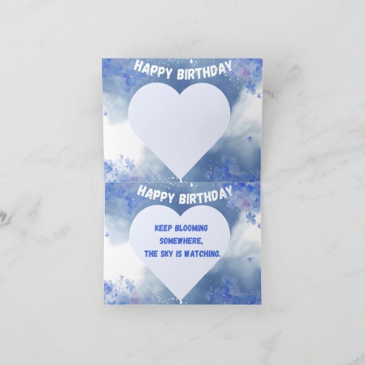 Celestial Garden Birthday Card カード (内部)